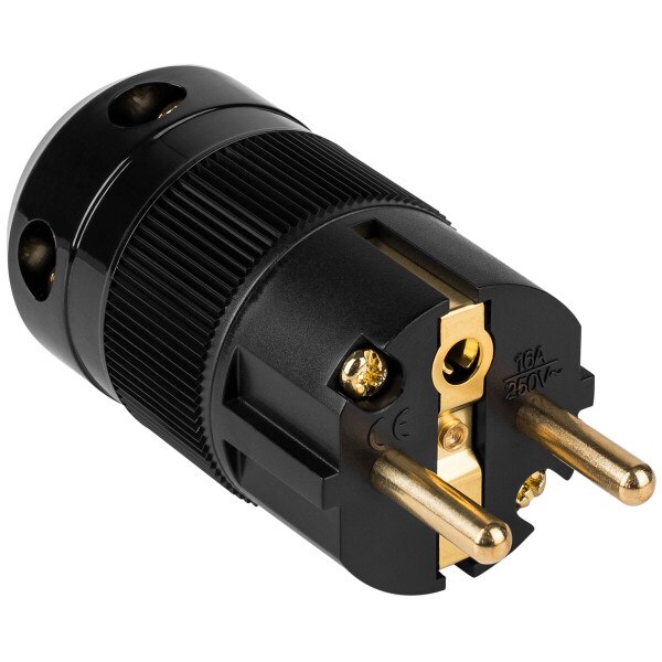 Main product image for Wattgate 360i Schuko Standard Power Connector Black 110-4500